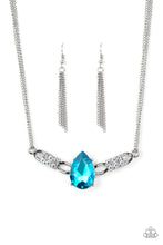 Load image into Gallery viewer, "Paparazzi" Way To Make An Entrance-Blue Necklace