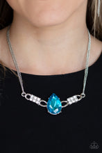 Load image into Gallery viewer, "Paparazzi" Way To Make An Entrance-Blue Necklace