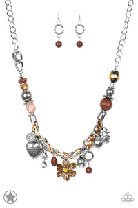 "Paparazzi" Charmed, I Am Sure-Brown Necklace