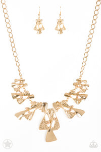 "Paparazzi" The Sand Of Time-Gold Necklace