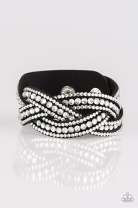 "Paparazzi" Bring On The Bling-Black Bracelet