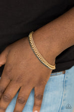 Load image into Gallery viewer, &quot;Paparazzi&quot; Industrial Icon-Gold Bracelet
