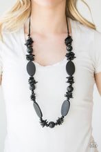 Load image into Gallery viewer, &quot;Paparazzi&quot; Carefree Cococay- Black Wood Necklace
