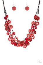 Load image into Gallery viewer, &quot;Paparazzi&quot; Wonderfully Walla Walla-Red Wood Necklace
