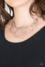 Load image into Gallery viewer, &quot;Paparazzi&quot; World Shattering -Silver Necklace
