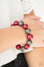 Load image into Gallery viewer, &quot;Paparazzi&quot; Humble Hustle - Red Bracelet
