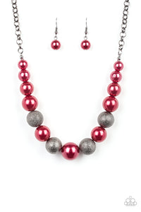 "Paparazzi" Color Me CEO -Red Necklace