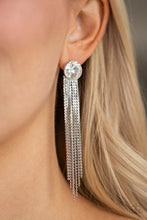 Load image into Gallery viewer, &quot;Paparazzi&quot; Level Up White Earring
