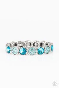 "Paparazzi" Take A Moment To Reflect-Blue Bracelet