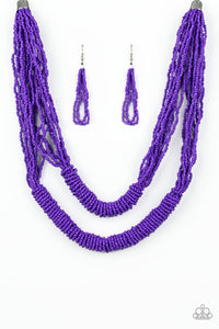 "Paparazzi" Right As RAINFOREST-Purple Necklace