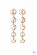 Load image into Gallery viewer, &quot;Paparazzi&quot; Drippin&#39; In Starlight - Gold Post Earring
