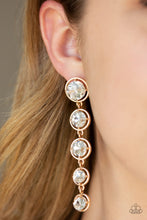 Load image into Gallery viewer, &quot;Paparazzi&quot; Drippin&#39; In Starlight - Gold Post Earring
