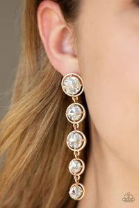 "Paparazzi" Drippin' In Starlight - Gold Post Earring