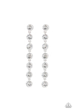 Load image into Gallery viewer, &quot;Paparazzi&quot; Dazzling Debonair- White Post Earring
