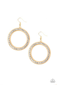 "Paparazzi" Haute Halo-Gold Earring