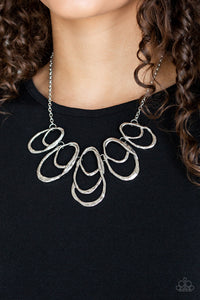 "Paparazzi" Terra Storm- Silver Necklace