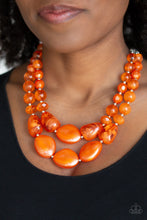 Load image into Gallery viewer, &quot;Paparazzi&quot; Beach Glam - Orange necklace
