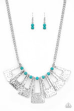 Load image into Gallery viewer, &quot;Paparazzi&quot; Terra Takeover Blue Necklace
