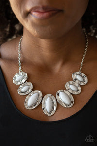 "Paparazzi" Terra Color-White Necklace