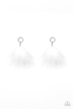 Load image into Gallery viewer, &quot;Paparazzi&quot; BOA Down - White Earring
