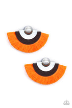 Load image into Gallery viewer, &quot;Paparazzi&quot; Fan The FLAMBOYANCE -Orange Earring
