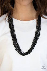 "Paparazzi" Congo Colada -Black necklace