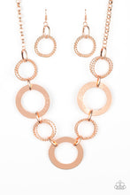 Load image into Gallery viewer, &quot;Paparazzi&quot; Ringed In Radiance - Copper Necklace
