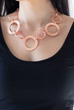 Load image into Gallery viewer, &quot;Paparazzi&quot; Ringed In Radiance - Copper Necklace
