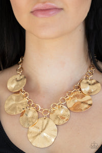 "Paparazzi" Barely Scratch The Surface - Gold Necklace