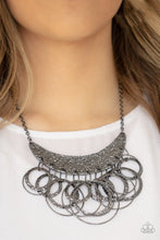 Load image into Gallery viewer, &quot;Paparazzi&quot; Metro Eclipse - Black Necklace
