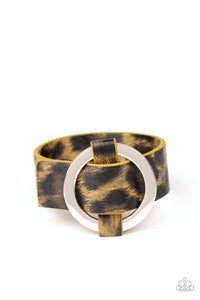 "Paparazzi" Jungle Cat Couture-Yellow Bracelet