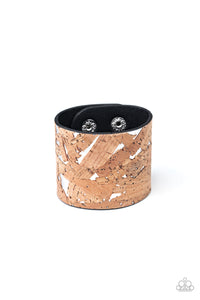 "Paparazzi" Cork Congo - Silver Bracelet