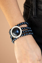 Load image into Gallery viewer, &quot;Paparazzi&quot; Top Tier Twinkle -Blue Bracelet
