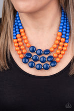 Load image into Gallery viewer, &quot;Paparazzi&quot; Beach Bubble -Blue Necklace
