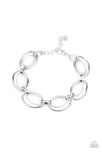 Load image into Gallery viewer, &quot;Paparazzi&quot; Simplistic Shimmer-Silver Bracelet
