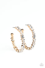 Load image into Gallery viewer, &quot;Paparazzi&quot; Can I Have Your Attention -Gold Hoop Earring
