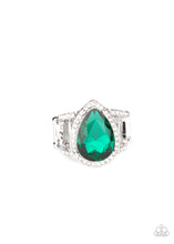 Load image into Gallery viewer, &quot;Paparazzi&quot; BLINGing Down The House -Green Ring
