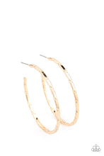 Load image into Gallery viewer, &quot;Paparazzi&quot;  Unregulated -Gold Hoop Earring
